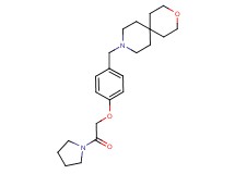 9-[4-(2-oxo-2-pyrrolidin-1-ylethoxy)benzyl]-3-oxa-9-azaspiro[5.5]undecane