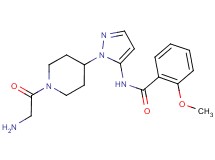 N-[1-(1-glycyl-4-piperidinyl)-1H-pyrazol-5-yl]-2-methoxybenzamide hydrochloride