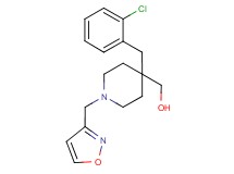 [4-(2-chlorobenzyl)-1-(3-isoxazolylmethyl)-4-piperidinyl]methanol