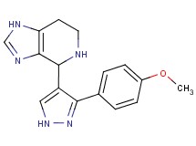 4-[3-(4-methoxyphenyl)-1H-pyrazol-4-yl]-4,5,6,7-tetrahydro-1H-imidazo[4,5-c]pyridine