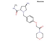 (4R)-4-amino-N-methyl-1-[4-(2-morpholin-4-yl-2-oxoethoxy)benzyl]-L-prolinamide