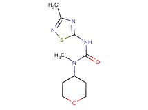 N-methyl-N'-(3-methyl-1,2,4-thiadiazol-5-yl)-N-(tetrahydro-2H-pyran-4-yl)urea