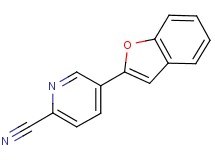 5-(1-benzofuran-2-yl)pyridine-2-carbonitrile