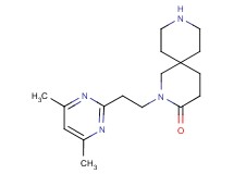 2-[2-(4,6-dimethyl-2-pyrimidinyl)ethyl]-2,9-diazaspiro[5.5]undecan-3-one hydrochloride