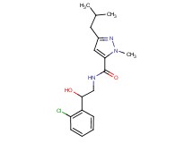 N-[2-(2-chlorophenyl)-2-hydroxyethyl]-3-isobutyl-1-methyl-1H-pyrazole-5-carboxamide