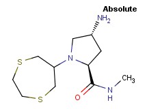 (2S,4R)-4-amino-1-(1,4-dithiepan-6-yl)-N-methylpyrrolidine-2-carboxamide