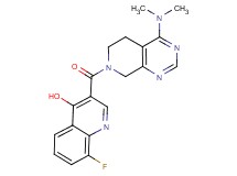 3-{[4-(dimethylamino)-5,8-dihydropyrido[3,4-d]pyrimidin-7(6H)-yl]carbonyl}-8-fluoro-4-quinolinol