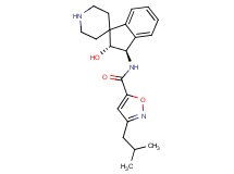 N-[(2R*,3R*)-2-hydroxy-2,3-dihydrospiro[indene-1,4'-piperidin]-3-yl]-3-isobutyl-5-isoxazolecarboxamide