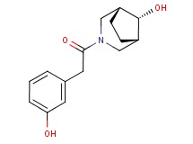 (8-syn)-3-[(3-hydroxyphenyl)acetyl]-3-azabicyclo[3.2.1]octan-8-ol