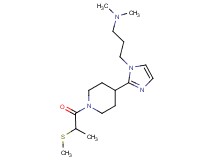N,N-dimethyl-3-(2-{1-[2-(methylthio)propanoyl]-4-piperidinyl}-1H-imidazol-1-yl)-1-propanamine