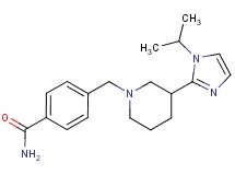 4-{[3-(1-isopropyl-1H-imidazol-2-yl)-1-piperidinyl]methyl}benzamide