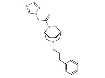 (1S*,5R*)-3-(3-phenylpropyl)-6-(1H-tetrazol-1-ylacetyl)-3,6-diazabicyclo[3.2.2]nonane