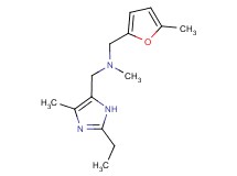 1-(2-ethyl-4-methyl-1H-imidazol-5-yl)-N-methyl-N-[(5-methyl-2-furyl)methyl]methanamine
