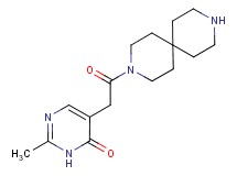 5-[2-(3,9-diazaspiro[5.5]undec-3-yl)-2-oxoethyl]-2-methyl-4(3H)-pyrimidinone hydrochloride