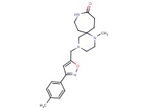 1-methyl-4-{[3-(4-methylphenyl)isoxazol-5-yl]methyl}-1,4,9-triazaspiro[5.6]dodecan-10-one