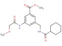 methyl 3-{[(cyclohexylcarbonyl)amino]methyl}-5-[(methoxyacetyl)amino]benzoate