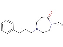 4-methyl-1-(3-phenylpropyl)-1,4-diazepan-5-one