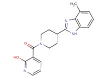 3-{[4-(4-methyl-1H-benzimidazol-2-yl)-1-piperidinyl]carbonyl}-2-pyridinol