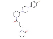 1-(4-{3-[4-(4-fluorophenyl)-1-piperazinyl]-1-piperidinyl}-4-oxobutyl)-2-piperidinone