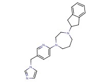 1-(2,3-dihydro-1H-inden-2-yl)-4-[5-(1H-imidazol-1-ylmethyl)-2-pyridinyl]-1,4-diazepane