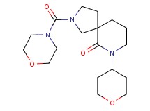 2-(4-morpholinylcarbonyl)-7-(tetrahydro-2H-pyran-4-yl)-2,7-diazaspiro[4.5]decan-6-one