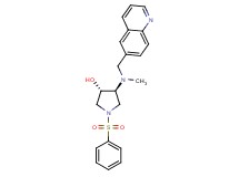 (3S*,4S*)-4-[methyl(6-quinolinylmethyl)amino]-1-(phenylsulfonyl)-3-pyrrolidinol