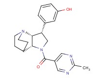 3-{(3R*,3aR*,7aR*)-1-[(2-methylpyrimidin-5-yl)carbonyl]octahydro-4,7-ethanopyrrolo[3,2-b]pyridin-3-yl}phenol