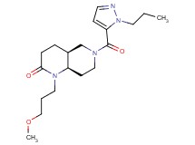 (4aS*,8aR*)-1-(3-methoxypropyl)-6-[(1-propyl-1H-pyrazol-5-yl)carbonyl]octahydro-1,6-naphthyridin-2(1H)-one