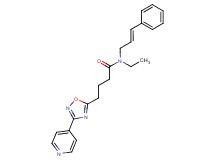 N-ethyl-N-[(2E)-3-phenylprop-2-en-1-yl]-4-(3-pyridin-4-yl-1,2,4-oxadiazol-5-yl)butanamide