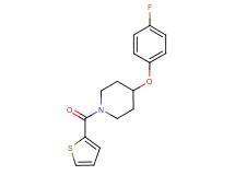 4-(4-fluorophenoxy)-1-(2-thienylcarbonyl)piperidine