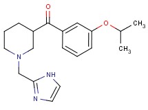 [1-(1H-imidazol-2-ylmethyl)-3-piperidinyl](3-isopropoxyphenyl)methanone