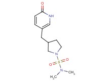 N,N-dimethyl-3-[(6-oxo-1,6-dihydro-3-pyridinyl)methyl]-1-pyrrolidinesulfonamide