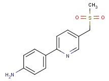 (4-{5-[(methylsulfonyl)methyl]pyridin-2-yl}phenyl)amine