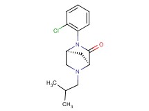 (1S*,4S*)-2-(2-chlorophenyl)-5-isobutyl-2,5-diazabicyclo[2.2.1]heptan-3-one