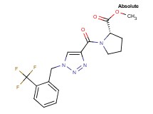 methyl 1-({1-[2-(trifluoromethyl)benzyl]-1H-1,2,3-triazol-4-yl}carbonyl)-L-prolinate