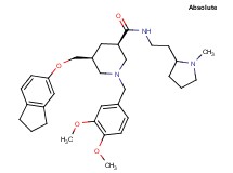(3R,5S)-5-[(2,3-dihydro-1H-inden-5-yloxy)methyl]-1-(3,4-dimethoxybenzyl)-N-[2-(1-methyl-2-pyrrolidinyl)ethyl]-3-piperidinecarboxamide