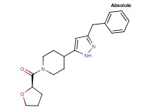 4-(3-benzyl-1H-pyrazol-5-yl)-1-[(2R)-tetrahydrofuran-2-ylcarbonyl]piperidine