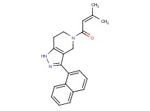 5-(3-methyl-2-butenoyl)-3-(1-naphthyl)-4,5,6,7-tetrahydro-1H-pyrazolo[4,3-c]pyridine