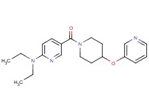 N,N-diethyl-5-{[4-(3-pyridinyloxy)-1-piperidinyl]carbonyl}-2-pyridinamine