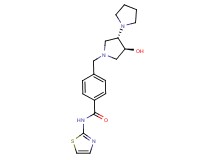 4-{[(3'S*,4'S*)-4'-hydroxy-1,3'-bipyrrolidin-1'-yl]methyl}-N-1,3-thiazol-2-ylbenzamide