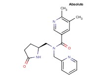 5,6-dimethyl-N-{[(2S)-5-oxopyrrolidin-2-yl]methyl}-N-(pyridin-2-ylmethyl)nicotinamide