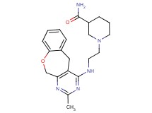 1-{2-[(2-methyl-5,11-dihydro[1]benzoxepino[3,4-d]pyrimidin-4-yl)amino]ethyl}piperidine-3-carboxamide