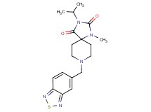 8-(2,1,3-benzothiadiazol-5-ylmethyl)-3-isopropyl-1-methyl-1,3,8-triazaspiro[4.5]decane-2,4-dione