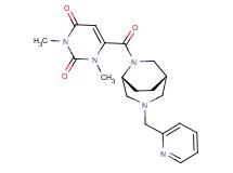 1,3-dimethyl-6-{[(1S*,5R*)-3-(pyridin-2-ylmethyl)-3,6-diazabicyclo[3.2.2]non-6-yl]carbonyl}pyrimidine-2,4(1H,3H)-dione