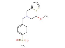 (2-methoxyethyl)[4-(methylsulfonyl)benzyl](2-thienylmethyl)amine