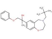 2-[4-(2,2-dimethylpropyl)-2,3,4,5-tetrahydro-1,4-benzoxazepin-7-yl]-1-phenoxy-2-propanol