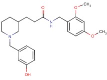 N-(2,4-dimethoxybenzyl)-3-[1-(3-hydroxybenzyl)-3-piperidinyl]propanamide