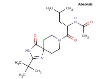 N-{(1S)-1-[(2-tert-butyl-4-oxo-1,3,8-triazaspiro[4.5]dec-1-en-8-yl)carbonyl]-3-methylbutyl}acetamide