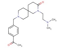 9-(4-acetylbenzyl)-2-[2-(dimethylamino)ethyl]-2,9-diazaspiro[5.5]undecan-3-one