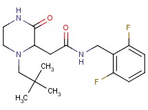 N-(2,6-difluorobenzyl)-2-[1-(2,2-dimethylpropyl)-3-oxo-2-piperazinyl]acetamide